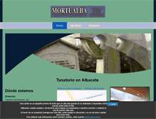 Tablet Screenshot of mortualba.com
